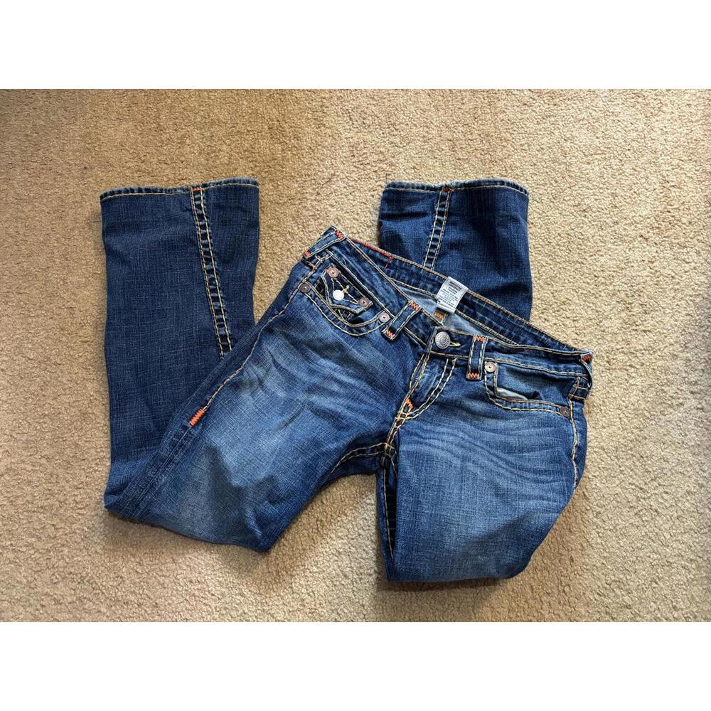 True Religion Women’s Blue Denim Jeans - Stylish & Comfortable - 31